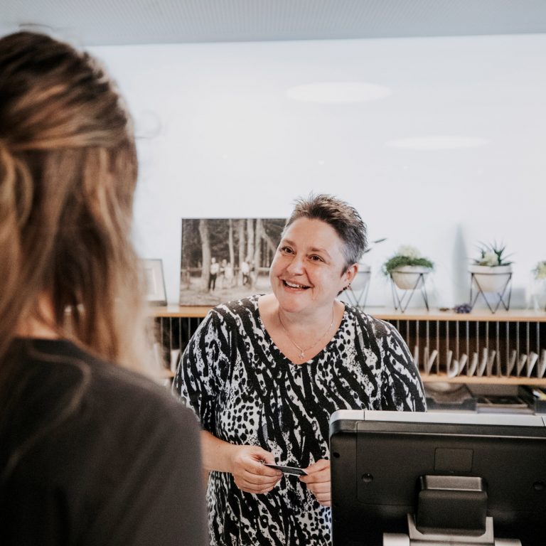 Ulrike Fink Empfang © Angela Lamprecht / Vorarlberg Tourismus