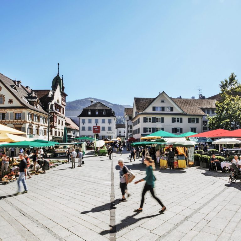 Wochenmarkt in Dornbirn © Angela Lamprecht / Vorarlberg Tourismus