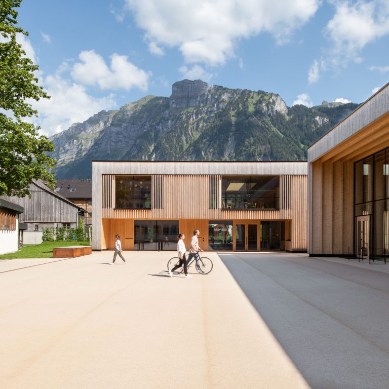 Dorfplatz in Mellau © Johannes Fink / Bregenzerwald Tourismus