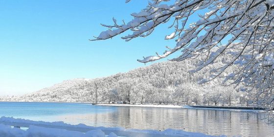 Schnee am Bodensee, Seepromenade Bregenz (c) cs I Vorarlberg Tourismus