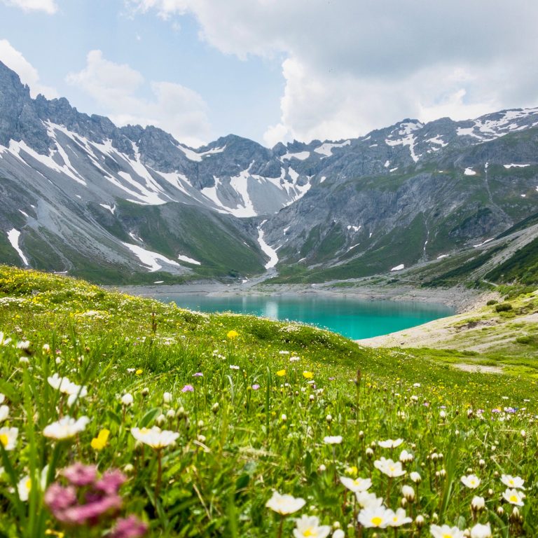 Lünersee im Frühling, Holidays in Vorarlberg (c) Andreas Haller - Montafon Tourismus GmbH