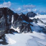 Ochsentaler Gletscher mit Blick auf Piz Buin