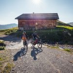 Mountainbiker in Damüls