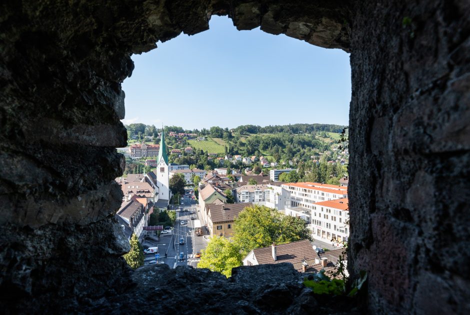 Blick von der Schattenburg Feldkirch © Lucas Tiefenthaler / Vorarlberg Tourismus