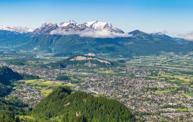 Blick oberhalb von Hohenems aufs Rheintal, Einreise Vorarlberg © Oberhauser Photography / Vorarlberg Tourismus