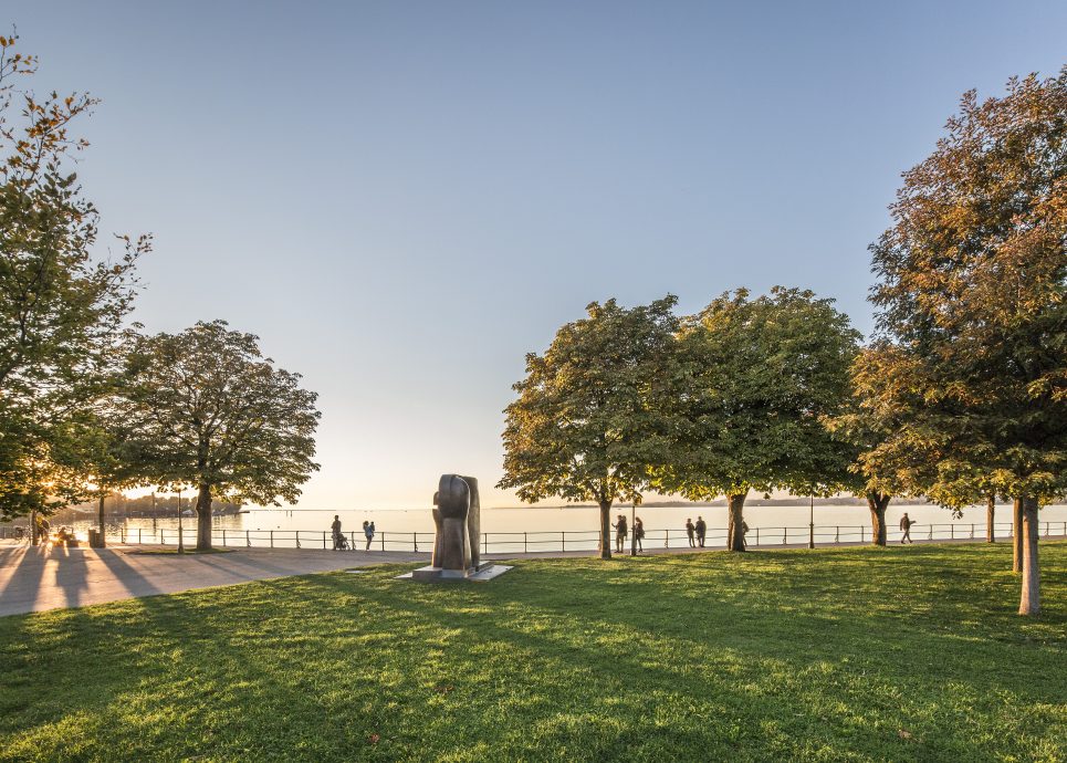 Bregenz am Bodensee, Skulptur von Herbert Albrecht, Stadtführung (c) Petra Rainer I Bodensee-Vorarlberg Tourismus GmbH