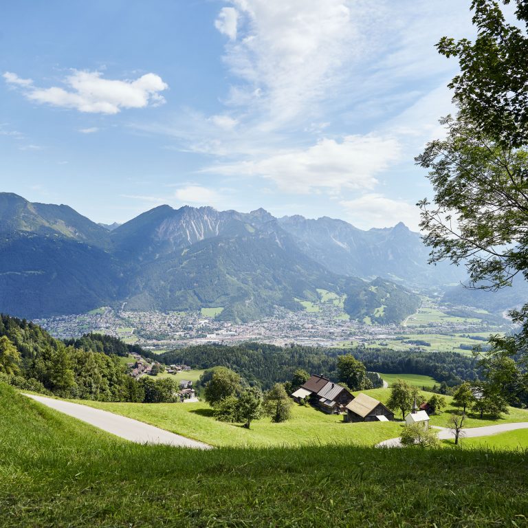 Blick auf Bludenz © Alex Kaiser - Alpenregion Bludenz Tourismus GmbH