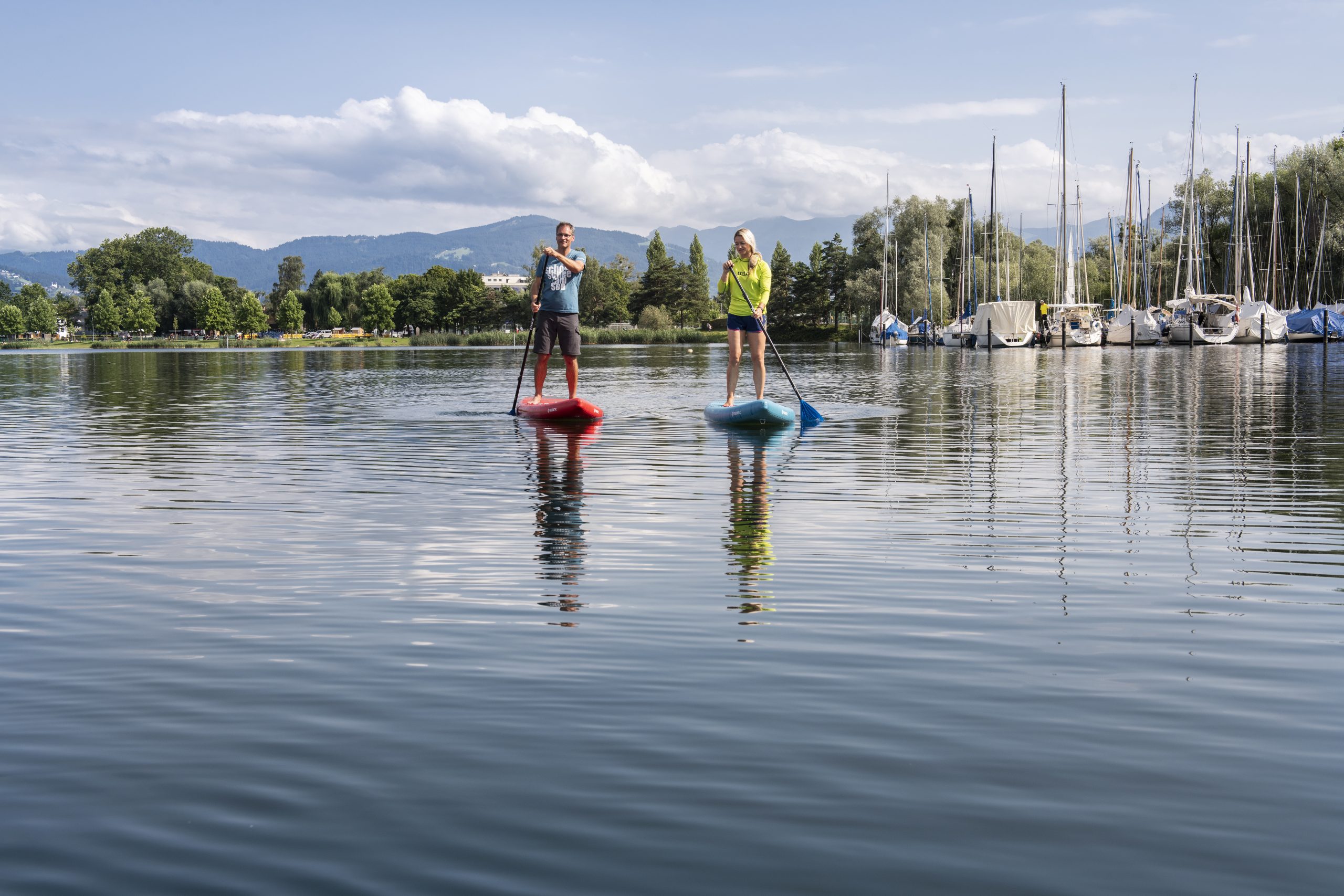 Ready for boarding? Stand Up Paddling am Bodensee
