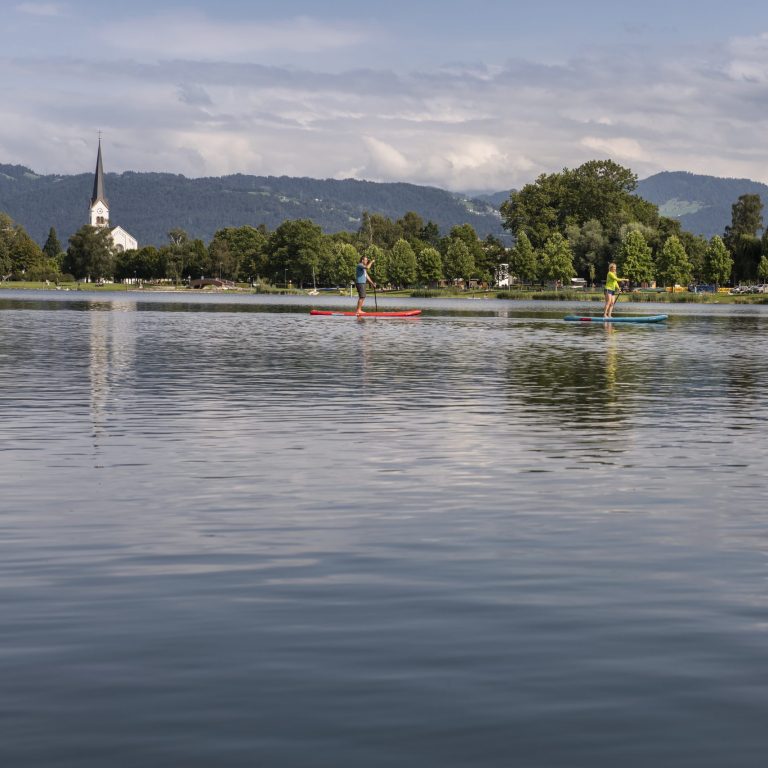 Stand Up Paddling am Bodensee © Rupert Mühlbacher - Bodensee-Vorarlberg Tourismus
