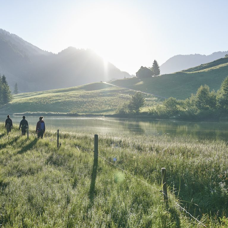 Wandern beim Lecknersee (c) Alex Kaiser I Bregenzerwald Tourismus