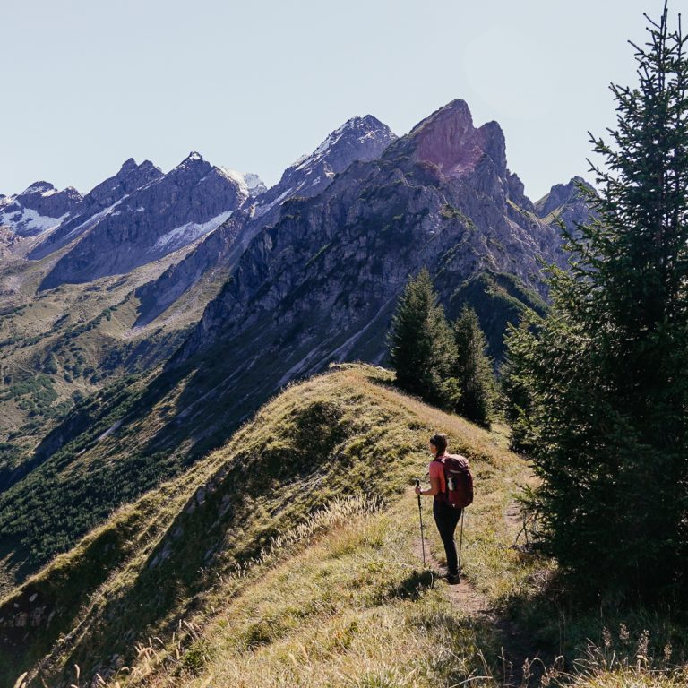 Wandern Wangspitze Großes Walsertal © Sabrina Bechtold - Vorarlberg Tourismus