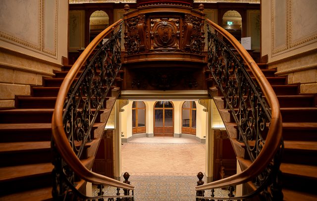 Literaturhaus Vorarlberg Hohenems, Treppenhaus (c) Frauke Kühn