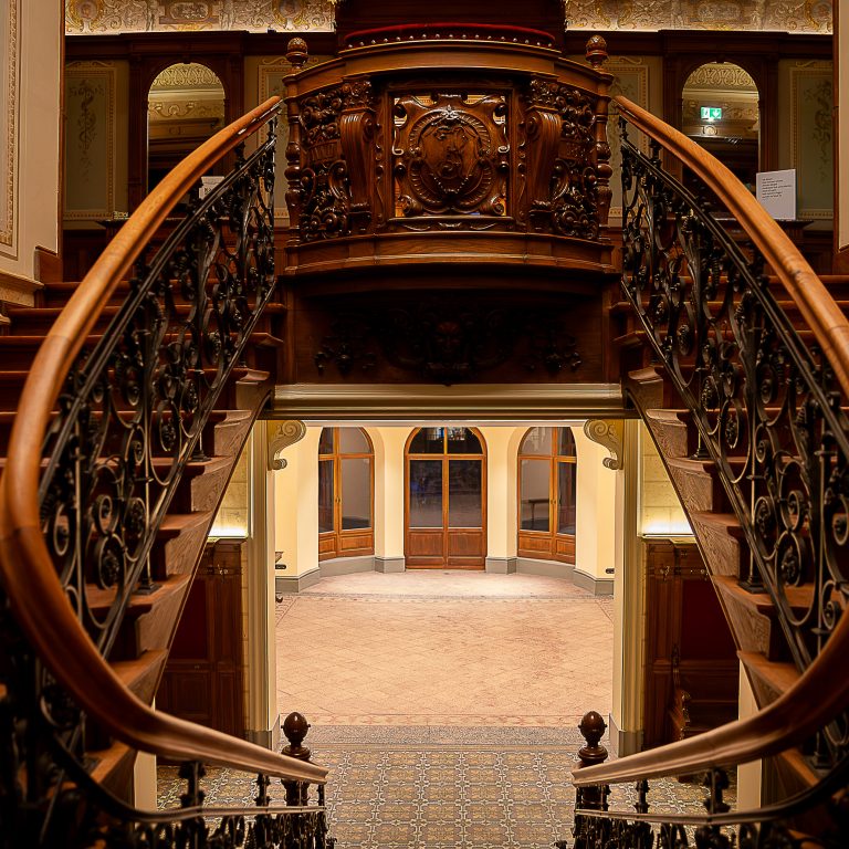 Literaturhaus Vorarlberg Hohenems, Treppenhaus (c) Frauke Kühn