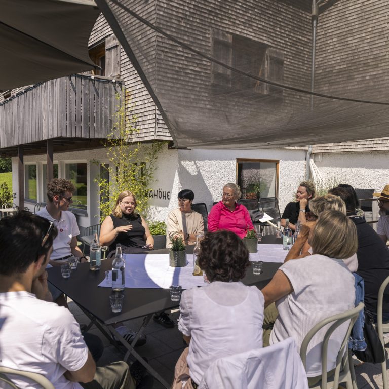 Exkursion Treffpunkt.Tourismus, Café Angelikahöhe © mathis.studio / Vorarlberg Tourismus