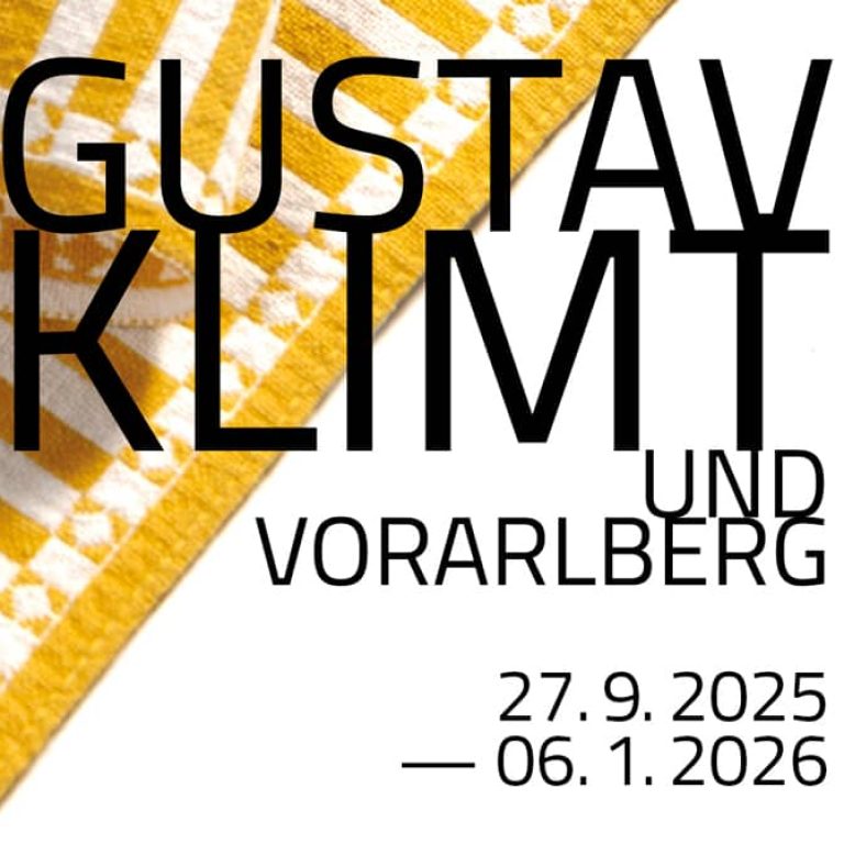 Einladungskarte für die Ausstellung in der ARCHE NOAH, Gustav Klimt Ausstellung in Hohenems, Ausstellungen in Vorarlberg