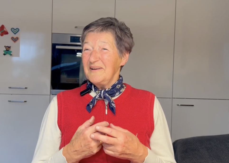 Gründungsmitglied und erste Obfrau Dünser von Urlaub am Bauernhof Vorarlberg Christine Dünser im Gespräch